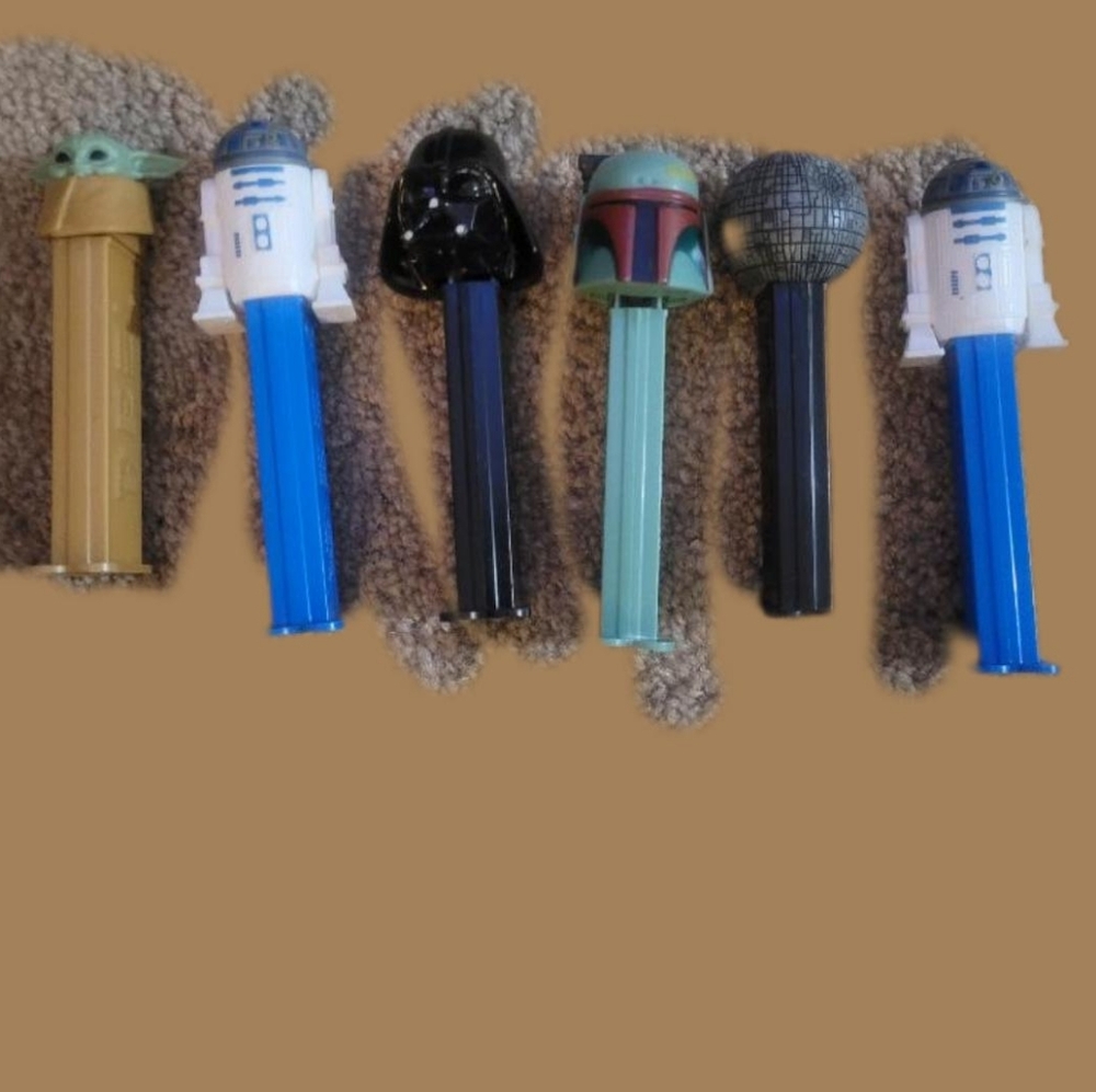 6 pez starwars characters